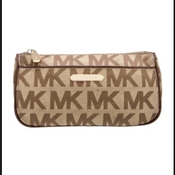 Michael Kors Canvas clutch bag - Picture 1 of 6